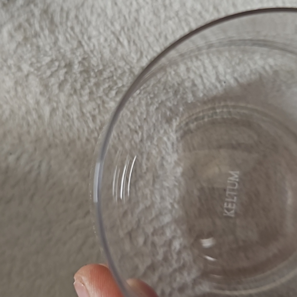Keltum Table Talks Water Crystalline Glass 2-Piece Set Lead Free Dishwasher Safe - Picture 10 of 15